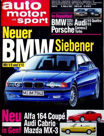 Deckblatt Auto Motor und Sport (06/1991)